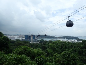 Cable car to Sentosa